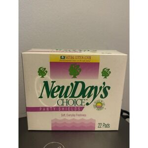 Vintage Box Of Women's New Day's Choice Cotton Cover Pads 22 Count NEW Prop